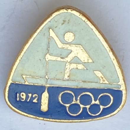 Значок. Летние олимпийские игры. 1972 год Мюнхен. Гребля на байдарках и каноэ