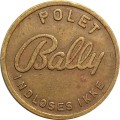 Игровой жетон Дания. Bally Polet Indløses Ikke