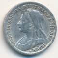 Великобритания 3 пенса 1899 год