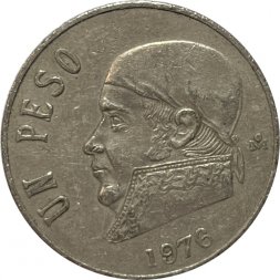 Мексика 1 песо 1976 год