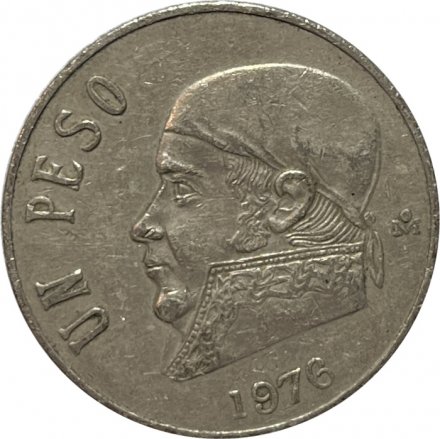 Мексика 1 песо 1976 год