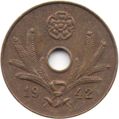 Финляндия 5 пенни 1942 год