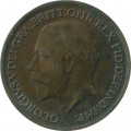 Великобритания 1 фартинг 1920 год