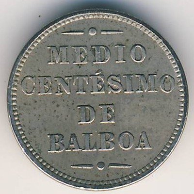 Панама 1/2 сентесимо 1907 год