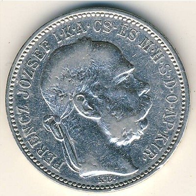 Венгрия 1 крона 1893 год