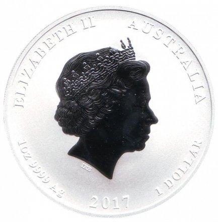 Австралия 1 доллар 2017 год - Восточный календарь. Год Петуха