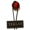 Значок В.И. Ленин. Tiklas. Стекло