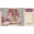 Италия 1000 лир 1990 год - Мария Монтессори. Учитель и ученик - F