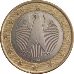 Германия 1 евро 2004 год (F)