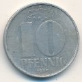 ГДР 10 пфеннигов 1979 год