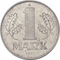 ГДР 1 марка 1977 год (A)