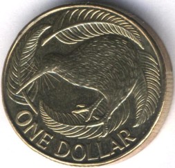 Новая Зеландия 1 доллар 2010 год - Киви