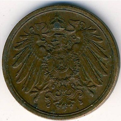 Германия 2 пфеннига 1915 год