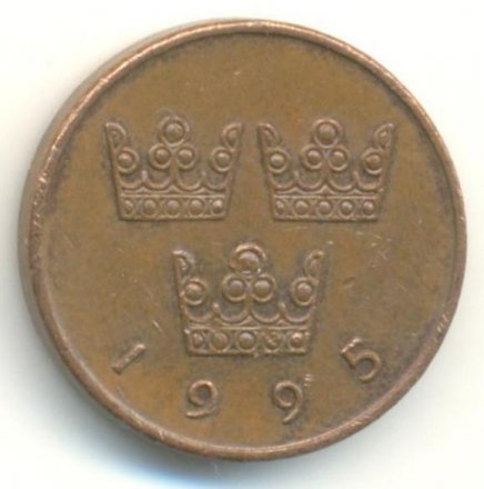 Швеция 50 эре 1995 год - Карл XVI Густав