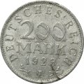 Веймарская республика 200 марок 1923 год (J)