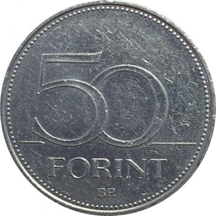 Венгрия 50 форинтов 2014 год