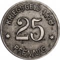 Германия (Кобленц) 25 пфеннигов 1918 год (нотгельд)