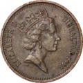 Гибралтар 1 пенни 1995 год (AA)