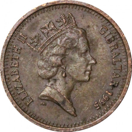 Гибралтар 1 пенни 1995 год (AA)
