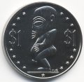Острова Кука 1 доллар 1975 год - Фигура Тангароа