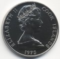 Острова Кука 1 доллар 1975 год - Фигура Тангароа