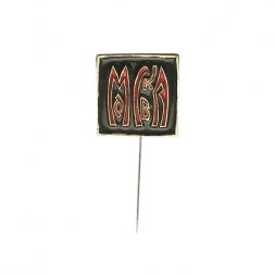 Значок-иголка Москва. Надпись древнерусским шрифтом