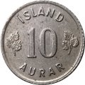 Исландия 10 эйре 1966 год