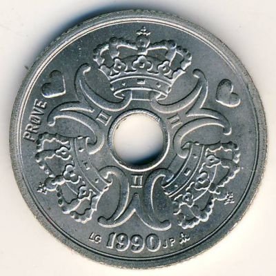 Дания 2 кроны 1990 год
