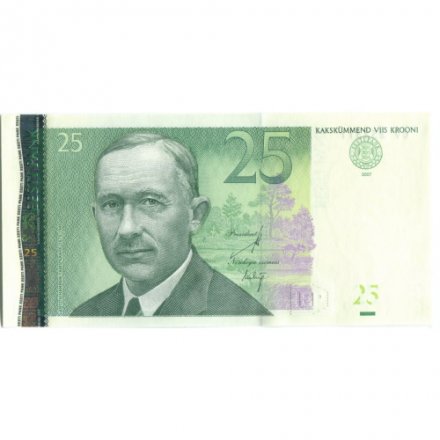 Эстония 25 крон 2007 год - UNC