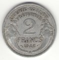 Франция 2 франка 1945 год (B)