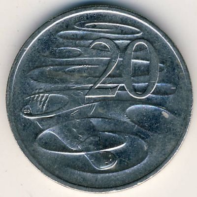 Австралия 20 центов 2008 год - Утконос
