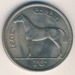 Ирландия 1/2 кроны 1966 год