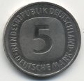 ФРГ 5 марок 1990 год - F
