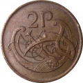 Ирландия 2 пенса 1988 год - Птица. Ирландская арфа (немагнитная)