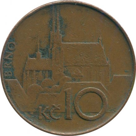 Чехия 10 крон 1993 год
