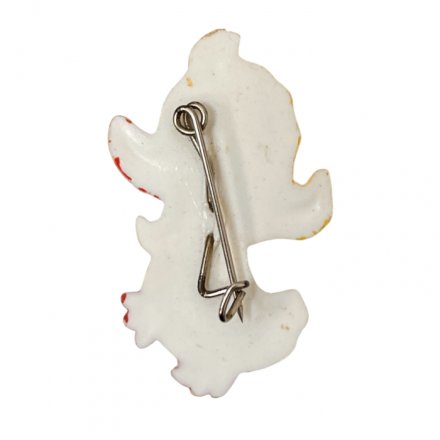  Значок. Брошка. Детский. Утёнок. Пластик