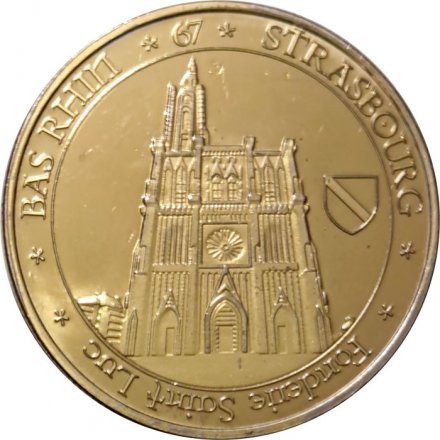 Жетон Франция. Strasbourg. Bas-Rhin. Capitale europeenne