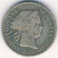 Испания 40 сентимо 1867 год