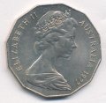 Австралия 50 центов 1977 год - Серебряный юбилей правления