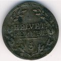 Швейцария 1/2 батцена 1799 год