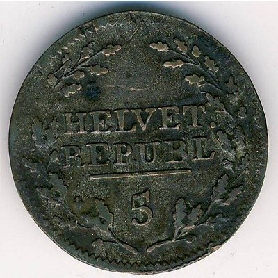 Швейцария 1/2 батцена 1799 год