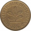 ФРГ 5 пфеннигов 1976 год - D