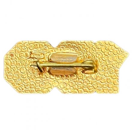 Значок Красный Химик. Ленинград 1875 - 1975. 100 лет (красный)