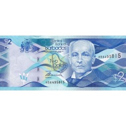 Барбадос 2 доллара 2013 год - Джон Редман Бовел
