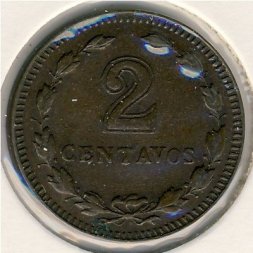 Аргентина 2 сентаво 1942 год