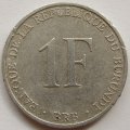 Бурунди 1 франк 1976 год