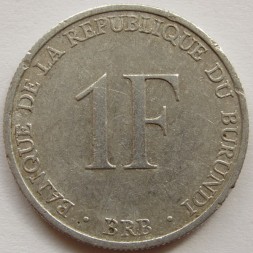 Бурунди 1 франк 1976 год