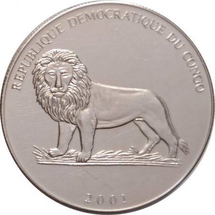 Конго 5 франков 2001 год - Чемпионат мира по футболу 2006