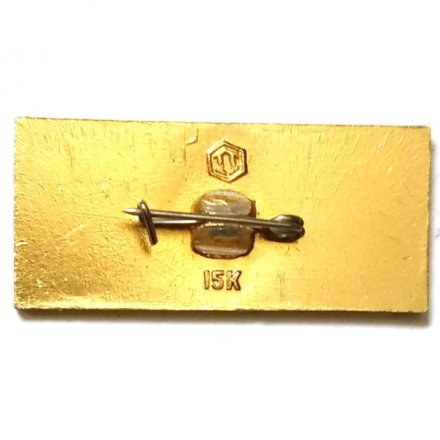 Значок Саранск. Мордовия. Герб. Серия &quot;Гербы на прямоугольнике&quot;