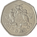 Барбадос 1 доллар 2004 год - Летучая рыба